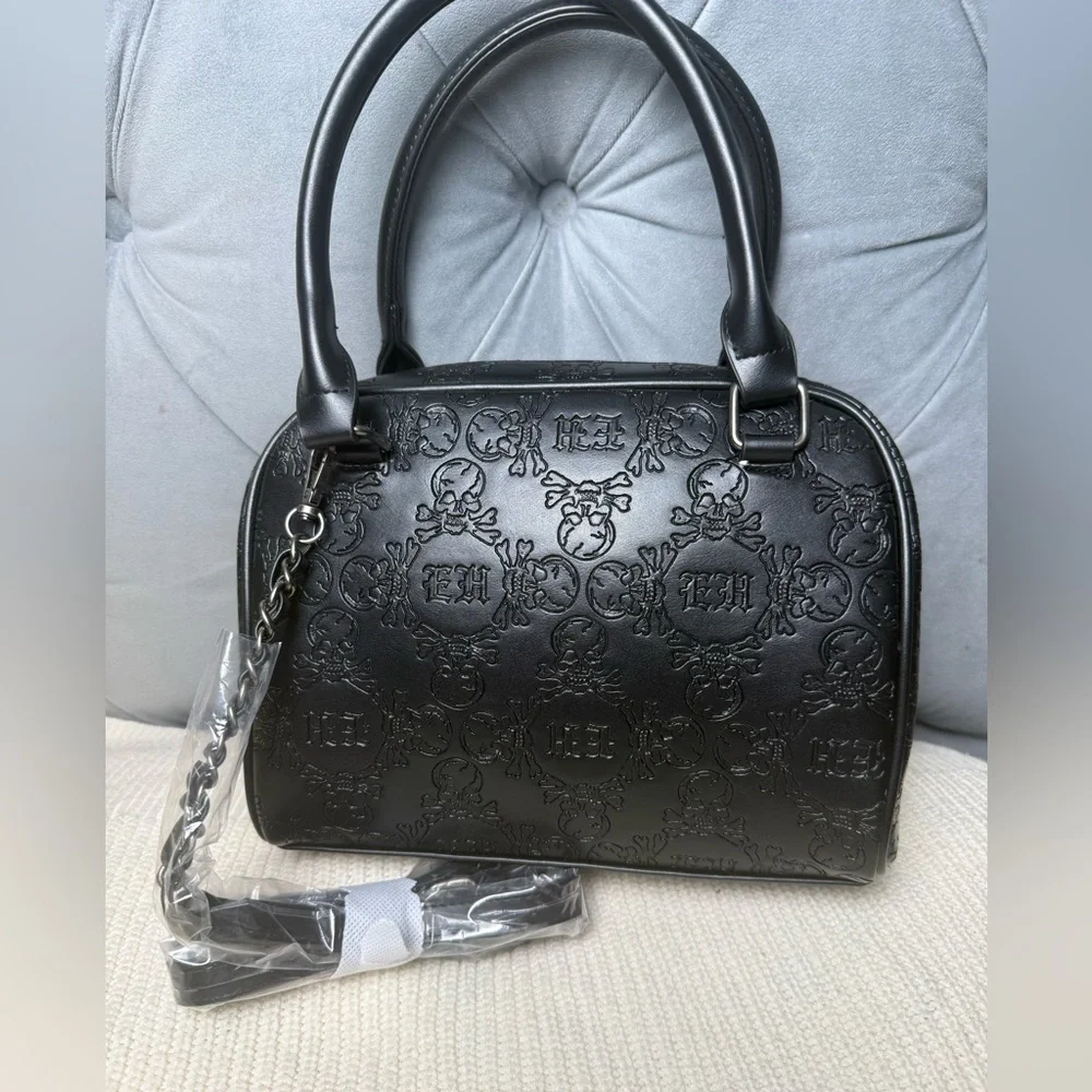 Ed Hardy Black skull‎ Handbag